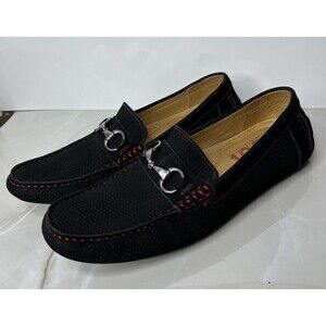 1901 Nordstrom ‘Naples’ M15114 Driving Loafers Men Slip On Shoes Navy Leather 9